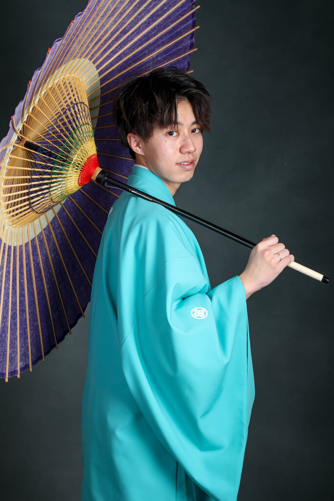男紋付撮影
