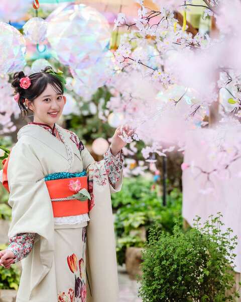 成人式の振袖撮影