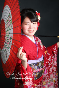 20190322　振り袖赤に桜