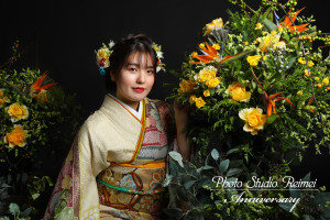 振袖 生花