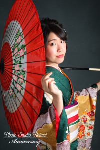 成人前撮り　振袖