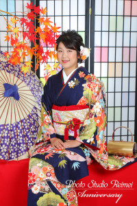 成人 前撮り 振り袖