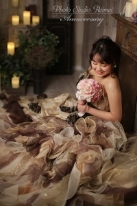 成人式 前撮り ドレス