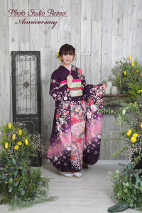 成人前撮り ママ振り 生花
