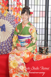 成人前撮り振袖