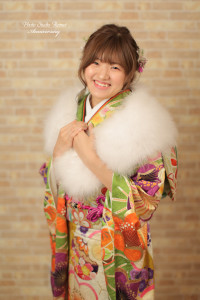 振袖　生花