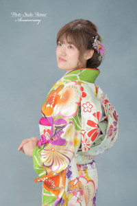 振袖 生花