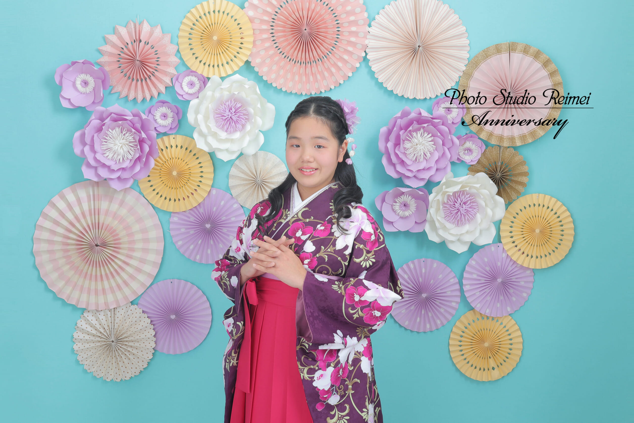 郡山 小学校 卒業式 卒袴 撮影